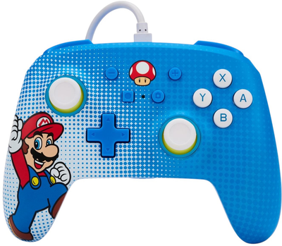 Kontroler PowerA Mario Pop Art Blue (0617885027338)