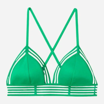 Верхняя часть купальника женская H&M 621759002c29 38 Зеленая (1000000051545)