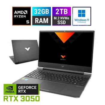 15.6" Ігровий ноутбук HP Victus 15-fb2724nw - Ryzen 5 8645HS/ 32GB / 2TB SSD / 144Hz FullHD / RTX 3050 6GB