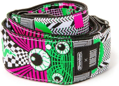 Гитарный ремень Dunlop ILD14 Ilovedust Mnemonic Fuzz Strap