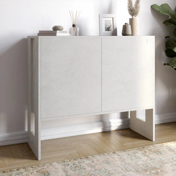 Комод-1 з 2 дверима LION Нобу 90х34х80 см Бетон Style (LION-042259)