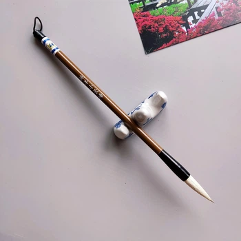 Мягкая кисть для каллиграфии и живописи из козьего меха Маленькая 3809