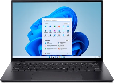 Ноутбук Acer Swift X 14 AI SFX14-61G-R6BJ (NX.JA8EU.004) Titanium Gray