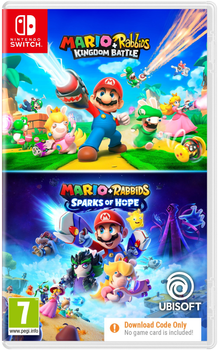 Gra Nintendo Switch Mario + Rabbids Compilation (Kingdom Battle + Sparks of Hope) (Klucz elektroniczny) (3307216305644)