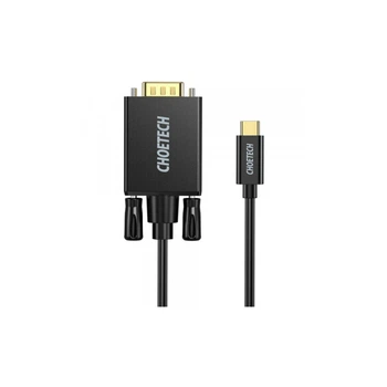 Кабель мультимедийный USB-C to VGA M 1.8m Choetech (m469810)