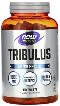 Трибулус для підвищення тестестерону Now Foods Sports Tribulus 1000 мг 180 таблеток в упаковці (ARE-575113)