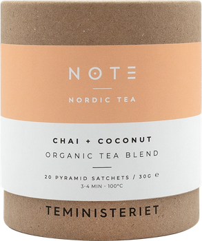 Чорний чай Teministeriet Note Chai Coconut Organic 20 шт (7340023000049)