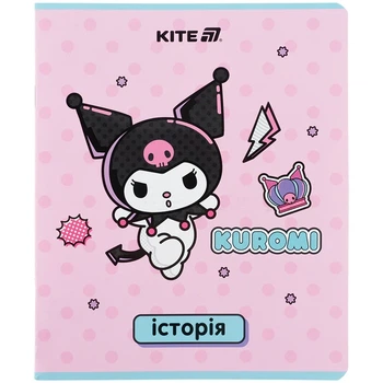Зошит предметний Kite Kuromi 48 аркушів, клітинка, історія HK25-240-4