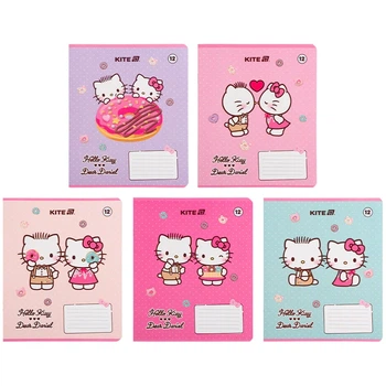 Зошит шкільний Kite Hello Kitty12 аркушів, клітинка HK25-232-2