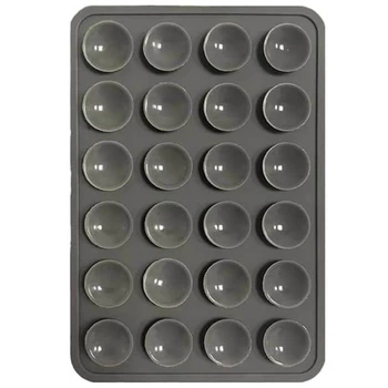 Держатель-присоска для телефона Double Side Silicone 80*55мм Gray
