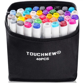 Набір маркерів двосторонніх TouchNew 40 кольорів (TOUCHNEW-40)