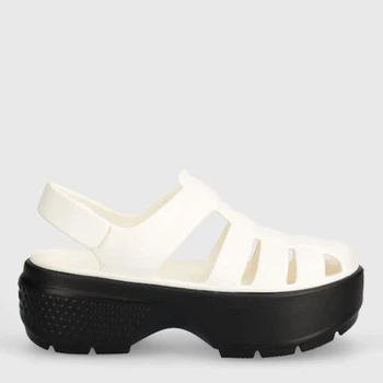 Жіночі сандалії Crocs Stomp Fisherman Sandal Chk 209938-0WV 42-43 (M9/W11) 27 см Світло-бежеві (196265637959)