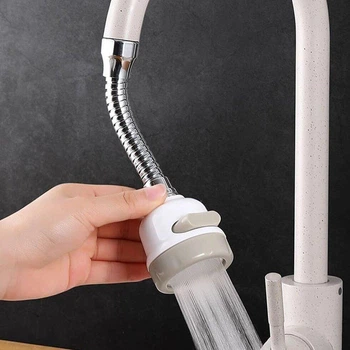 Подовжувач гнучкий для крана AquaFlex 360 насадка аератор кухонний змішувач поворотний універсальний