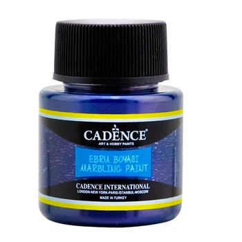 Краска для эбру Cadence 45 мл Турецкий синий (191_858)