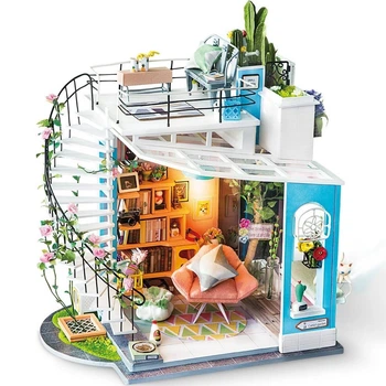 Конструктор 3D міні-будинок Robotime Rolife Dora’s Loft DG12