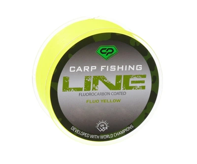 Леска Carp Pro Diamond Carp Fishing Line Fluorocarbon Coated Fluo Yellow 1000м 0.309мм арт CP5110-030