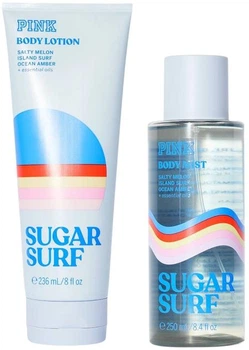 Подарочный набор: Спрей и лосьон для тела Sugar Surf PINK (Спрей 250 мл + Лосьон 236 мл) Victoria's Secret