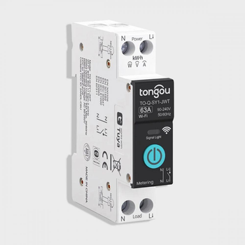 Реле с энергомониторингом TONGOU (TO-Q-SY1-JWT) WiFi