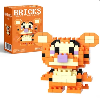 Конструктор фигурка BRICKS пиксели Тигра 148 деталей C1021
