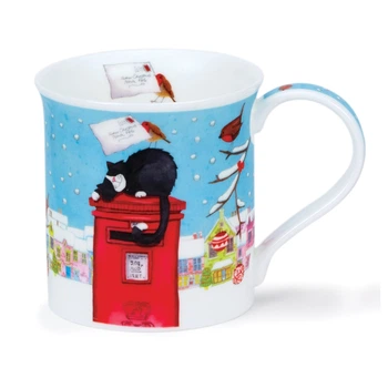 Чашка Dunoon Bute Christmas Post Cat 300 мл (BU-CHRP-CA)