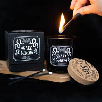 Ароматична свічка Elements of home fragrance з серії Midnight Ritual, аромат black opium