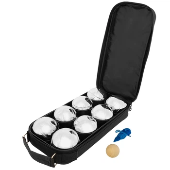 Игра петанк бочче в чехле SP-Sport French Balls 5340 8 шаров диаметром 7,3 см