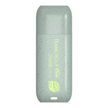Флеш-накопитель Team Group C175 Eco 256 ГБ, зеленый корпус, USB 3.2, экологичный материал по переработке (TC175ECO3256GG01)