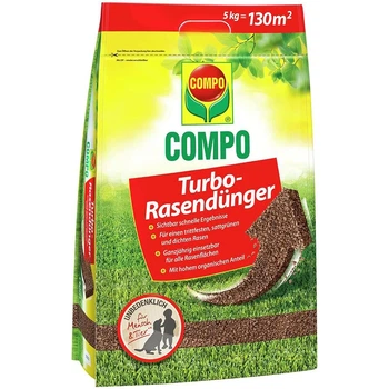 Добриво тверде Compo Turbo для газону 5 кг 8596