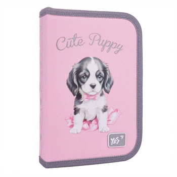 Пенал Yes 1 отделение с 2 отворотами HP-04 Doggy Princess 533706
