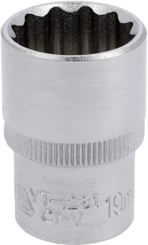 Nasadka YATO dwunastokątna 1/2" 19 mm (YT-1281)