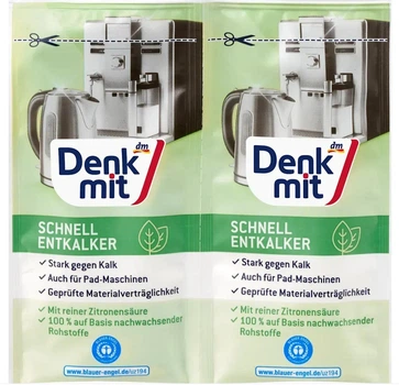 Порошок для видалення накипу Denkmit 2шт по 25 г
