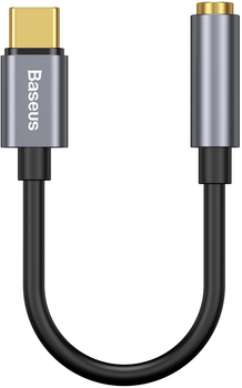 Перехідник AUX Baseus L54 Type-C to 3.5 мм Grey (CATL54-0G)