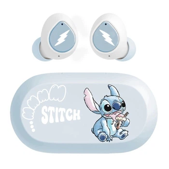 Детские беспроводные наушники Disney Stitch Ice Blue (Голубые)