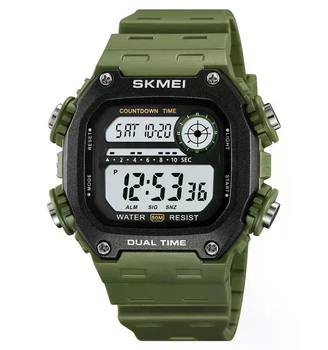 Спортивные часы Skmei 2126 зеленые мужские