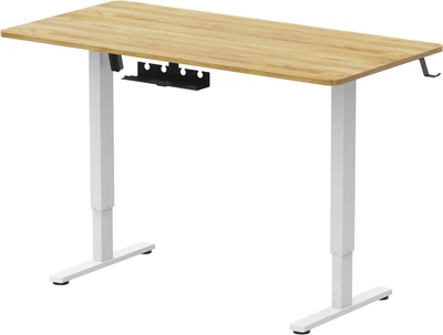 Стол с электрорегулировкой высоты OfficePro ODE1470LWW Light Wood/White
