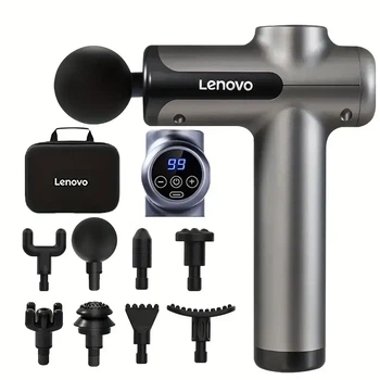 CO2ミストmachine Перкуссионный массажер для тела и мышц Lenovo + 8 насадок + кейс