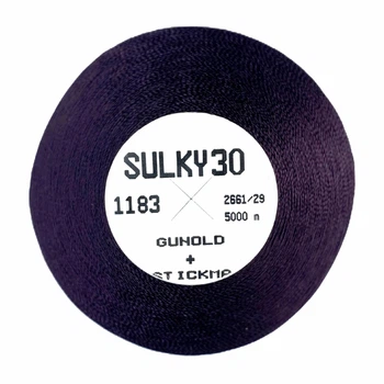 Нить для вышивки Gunold SULKY из 100% вискозы 2661-29-1183-5000 Cливовое вино