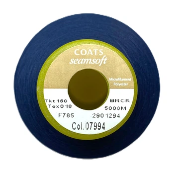 Нить для оверлока Coats Seamsoft №160 / 5000м F785-07994 Темно-синий