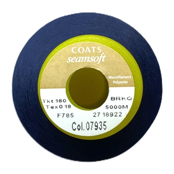 Нить для оверлока Coats Seamsoft №160 / 5000м F785-07935 Темно-синий