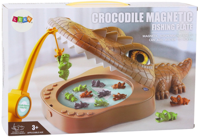 Аркадна гра Lean Toys Ловля крокодилів магнітна (5905991004288)