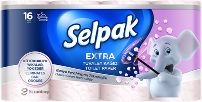Туалетний папір Selpak Extra 16 шт (8690530044746)
