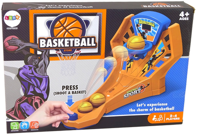 Аркадна гра Lean Toys Вистріл баскетбольними м’ячами (5905323218352)
