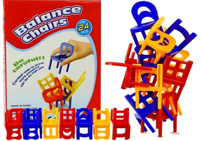 Настільна гра Lean Toys Падаючі стільці (5905515354363)