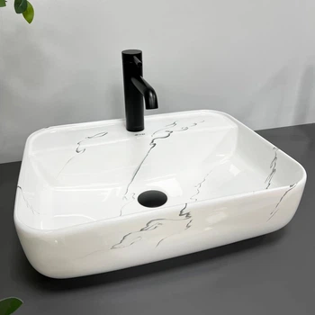 Умывальник (раковина) VBI RAGUSA MARMO GLOSSY накладной