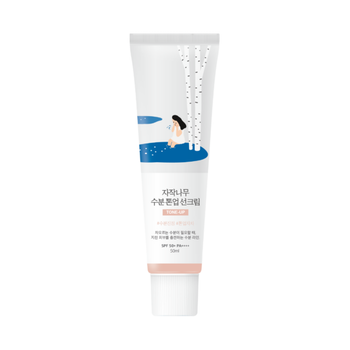 Birch Juice Moisturizing Tone Up Sunscreen Тонувальний сонцезахисний крем з березовим соком Round lab 50ml
