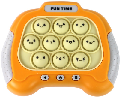 Сенсорна гра Lean Toys Pop-it Консоль Жовта (5905884452714)