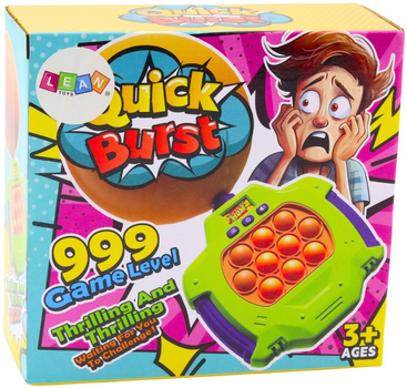 Аркадна гра Lean Toys Pop-it Консоль Вибухаючі Кульки Різнокольорова (5905991034957)
