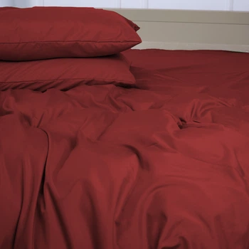 Простирадло на гумці MirSon №19-1655 Garnet Mikrosatin Premium 80 х 200 см (2200006413028)