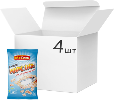 Упаковка попкорну Mr'Corn для МХП з сіллю 90 г х 4 шт ( 4820289960644)