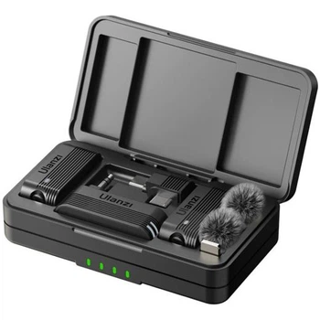 Беспроводная микрофонная система Ulanzi Vijim A100 Wireless Lavalier Microphone Type C Black (UV-A014)